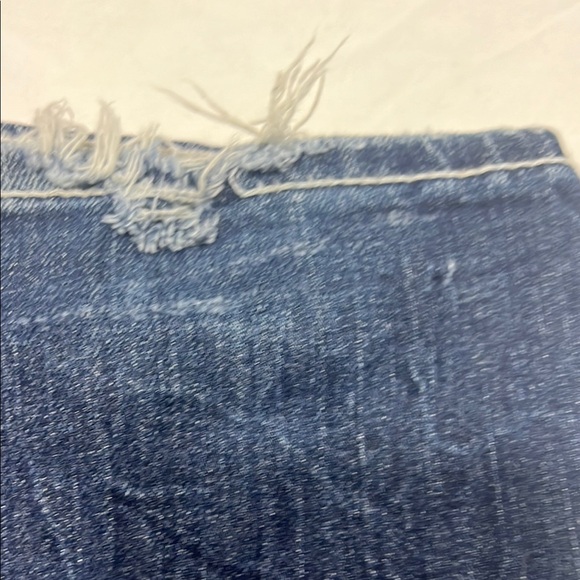 Big Star Blue Straight Leg Jeans with Faded Whiskering - Picture 8 of 9